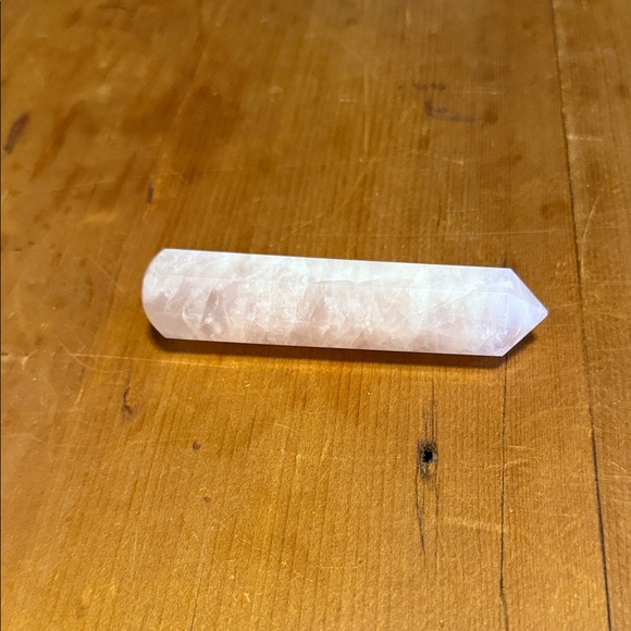 Rose Quartz Crystal Point - Picture 2 of 2